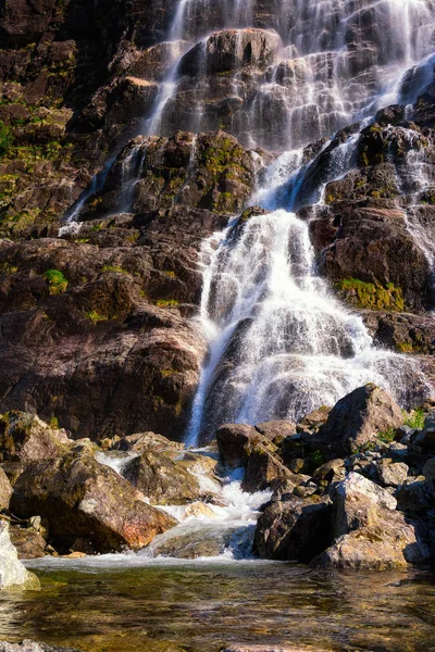 Norweski Lysefjord Piękny Krajobraz — Zdjęcie stockowe