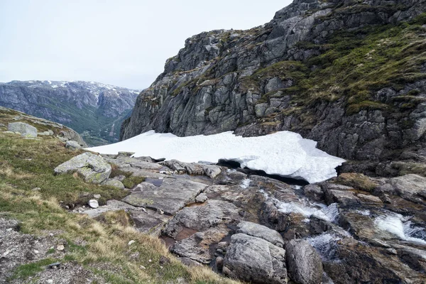 Lysefjord Noruego Hermoso Paisaje —  Fotos de Stock