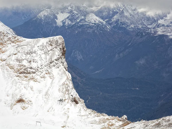 Krajobraz Pobliżu Garmisch Partenkirchen Bawarii Niemcy — Zdjęcie stockowe