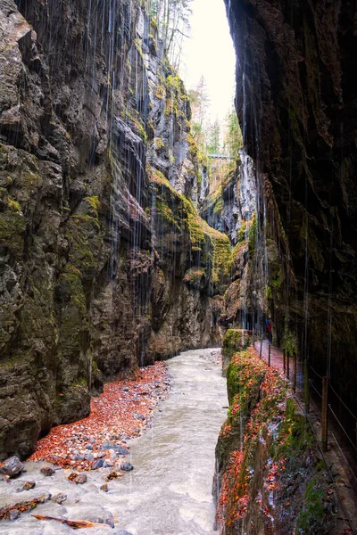 Partnach Gorge German Alps — Stock Photo, Image