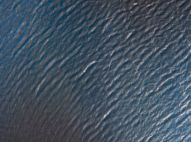 sakin okyanus su arka plan görünümünü yukarıda hava