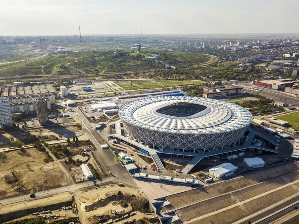 볼고그라드 월드컵 경기장의 파노라마 — 스톡 사진