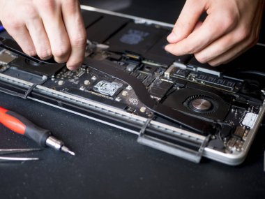 Atölye tamir laptop yakın ana düzeltme donanımı kurma