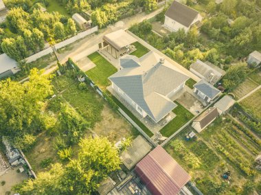 kırsal yazlık bahçe f ile hava uçak atış