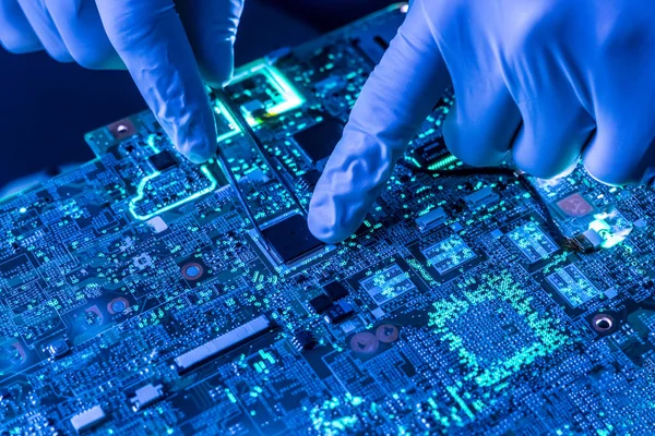 Nahaufnahme schöne Nano-Elektronik-Board f — Stockfoto