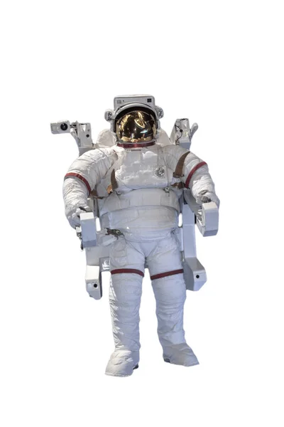Astronauta aislado volando en el espacio. Elementos de esta imagen proporcionados por NASA f — Foto de Stock