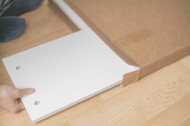 El yay yeni mobilya ahşap zemin b ile açma