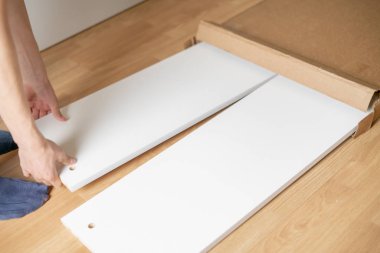 El yay yeni mobilya ahşap zemin b ile açma