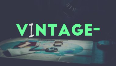 Retro özniteliği. Vintage metin. hipster kavramı b