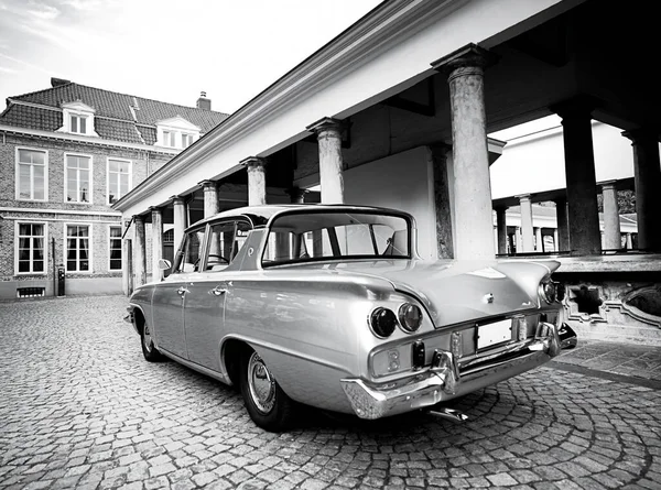 Fish Market City Bruges Belgium Classic Car — Stock Photo, Image