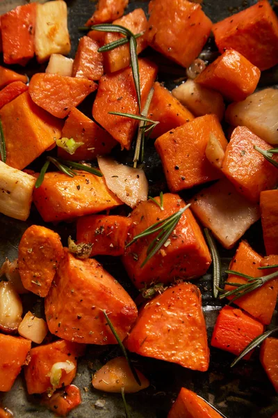 Baked Sweet Potatoes Thyme Seasoning — Stock Photo, Image