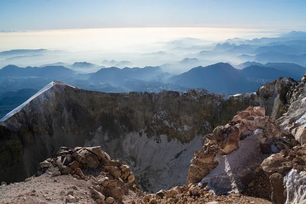 Bella Vista Sul Paesaggio Montano — Foto Stock