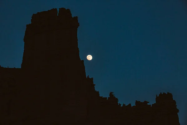 Moon Night Mountains — Stock Photo, Image