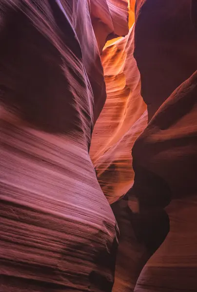 Dentro Antelope Canyon Color Texturas —  Fotos de Stock