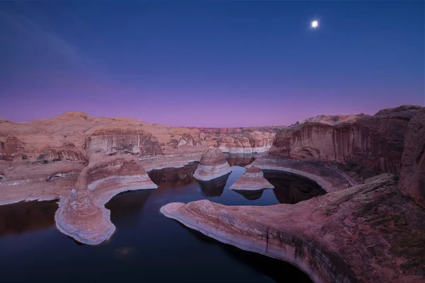 Emblématique Canyon Reflection Dans Grand Escalier Escalante Utah — Photo