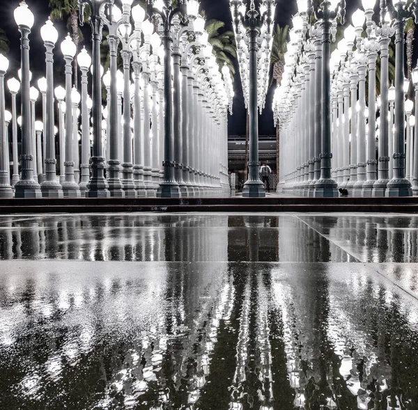 City Lights Exhibit Lacma Museum — Φωτογραφία Αρχείου