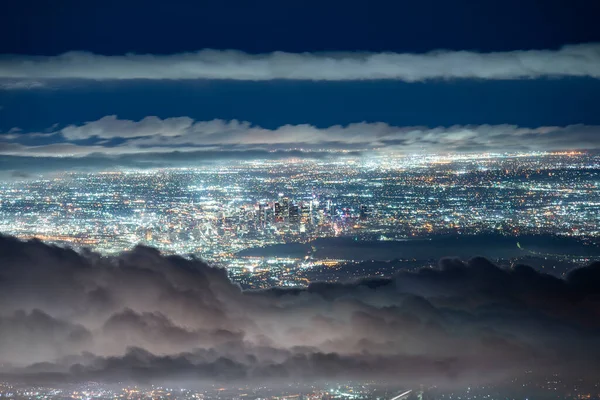 Феллайни Вид Лос Анджелес Горы Вильсон — стоковое фото