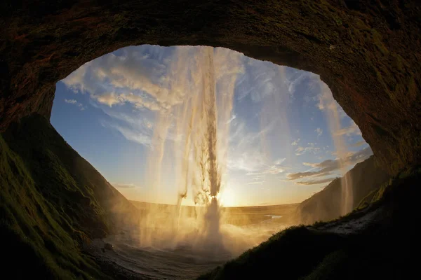 Beautiful View Cave Nature Background — Stok fotoğraf