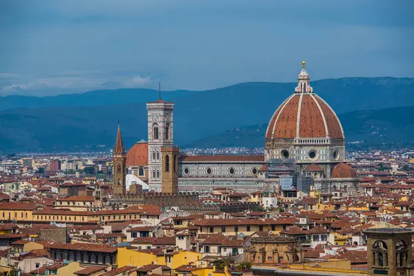 Uma Vista Uma Bela Catedral Florença Toscana Itália — Fotografia de Stock
