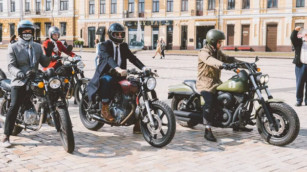 Distinguished Gentleman Ride 2019 Kyiv Ucrânia — Fotografia de Stock