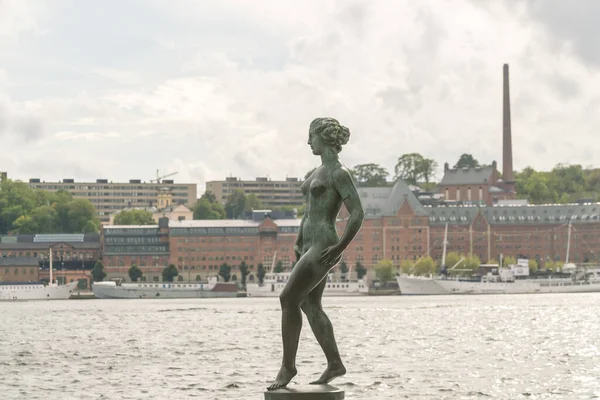 Dansen Statue Carl Eldh City Hall Park Stadshusparken Stockholm City — Stock Photo, Image