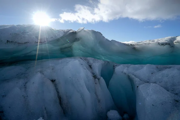 Glacial Ice Skaftafell Izland — Stock Fotó