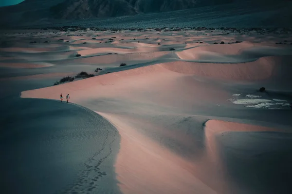 Belle Vue Sur Désert Lieu Voyage Sur Fond — Photo