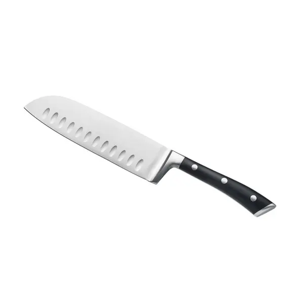 Top View Knife White Background — Stock Photo, Image