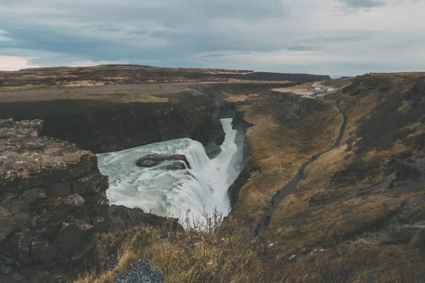 Vista Panorâmica Islândia Paisagem Incrível — Fotografia de Stock