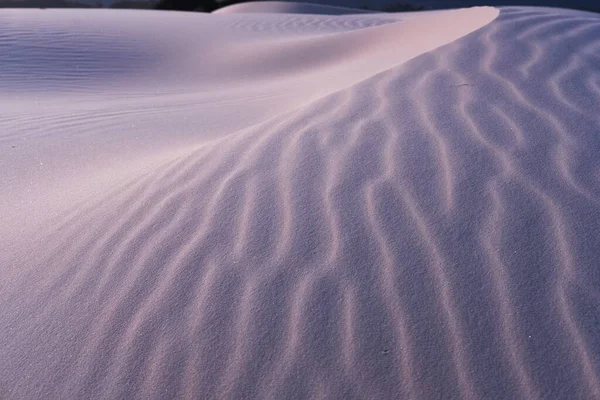 Písečné Duny Při Západu Slunce — Stock fotografie