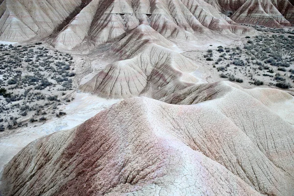 西班牙纳瓦拉的Bardenas沙漠景观 — 图库照片