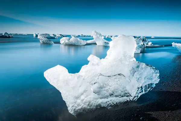 Increíble Laguna Glaciar Jokulsarlon — Foto de Stock