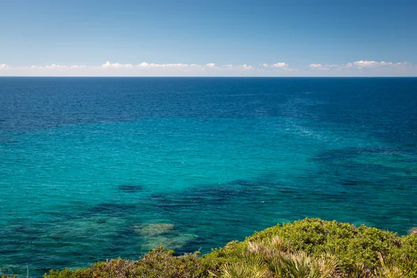 Smaragdové Barvy Středozemního Moře Italského Ostrova Sardinie — Stock fotografie