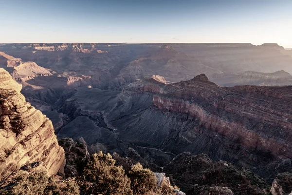 Salida Del Sol Gran Cañón Marther Point Arizona Una Mañana — Foto de Stock