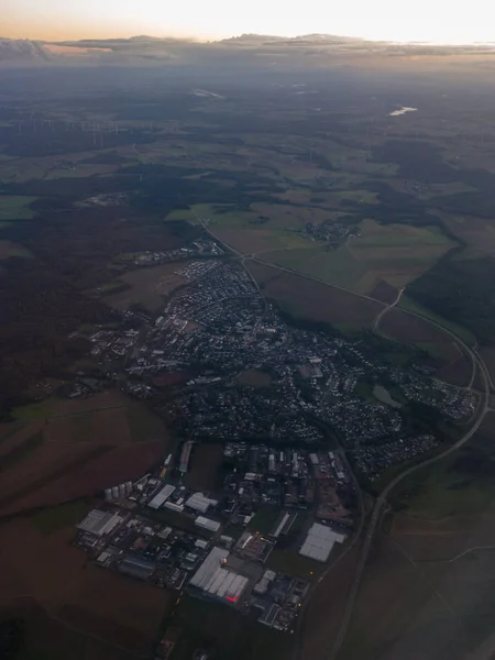 Aerea Della Città Kastellaun Germania — Foto Stock