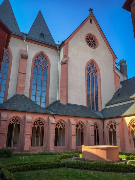 Katholieke kerk St. Stephan in Mainz, Duitsland — Stockfoto