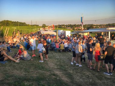 Weinfest im Kirchenst��ck ��� a fair about wine in Mainz Hechtsh