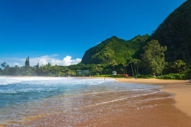 Haena Beach Park, Kauai, Hawaii, Amerika Birleşik Devletleri