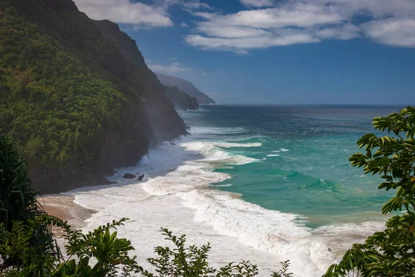 Hanakapiai Beach, Kauai, Hawaje, Stany Zjednoczone — Zdjęcie stockowe