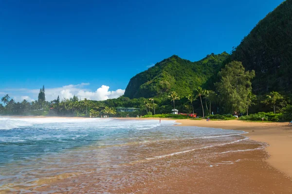 Haena Beach Park, Kauai, Hawaii, Amerikai Egyesült Államok — Stock Fotó