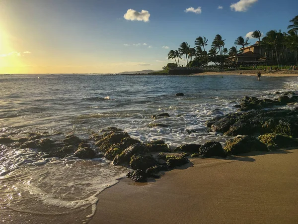 Poipu Beach Park, Kauai, Hawaï, Verenigde Staten — Stockfoto