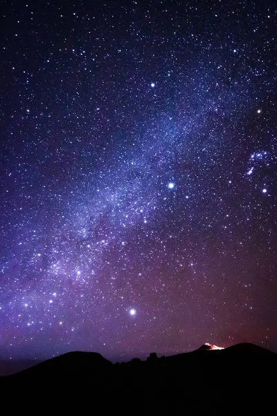 Samanyolu Haleakala Krateri'nden görüldü, Maui, Hawaii, Abd