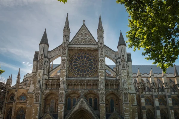 North entrance Westminster Abbey, London, United Kingdom — Stock Photo, Image