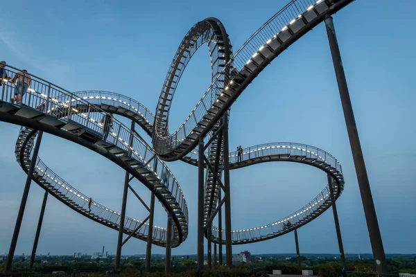 Duisburg Alemanha Agosto 2018 Fragmento Escultura Montanha Russa Tiger Turtle — Fotografia de Stock