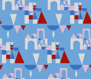 Yaz. Renkler. Dikişleri olmayan desen.