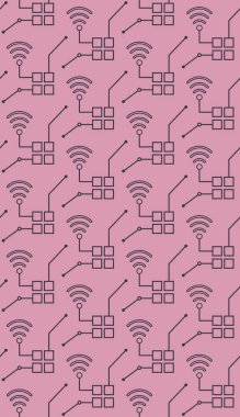 Parlak ve renkli elementlerle kusursuz arkaplan görüntüsü. Yaz temalı desen. Güzel arkaplan.