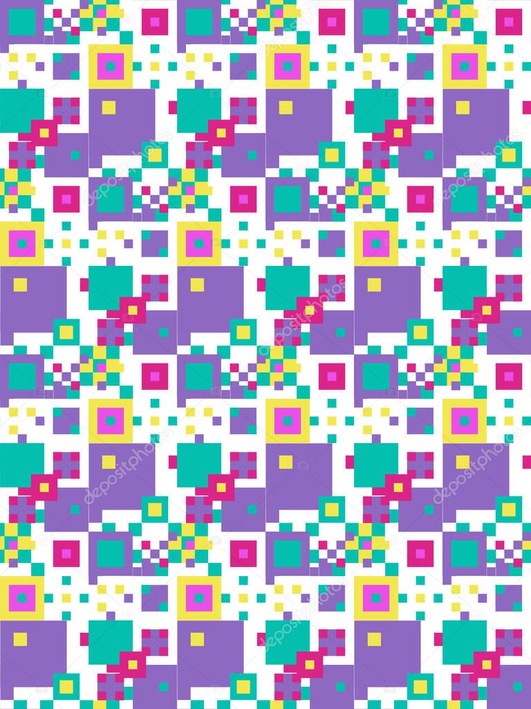 Bright color beautiful background. Tileable images. Ornament for fabric, wallpaper, packaging. Summer theme pattern.