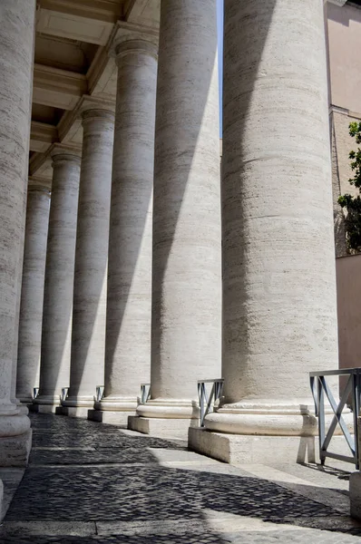 Colunas Vaticano Itália — Fotografia de Stock