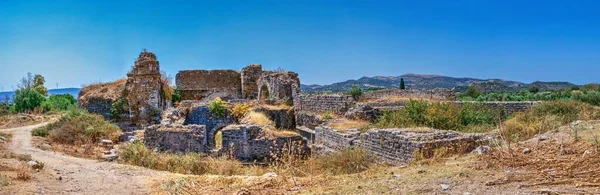 Cidade Grega Antiga Mileto Costa Ocidental Anatólia Turquia Dia Ensolarado — Fotografia de Stock