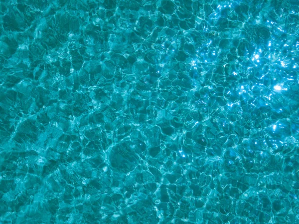 Emerald green water in the Aegean sea from above, Greece